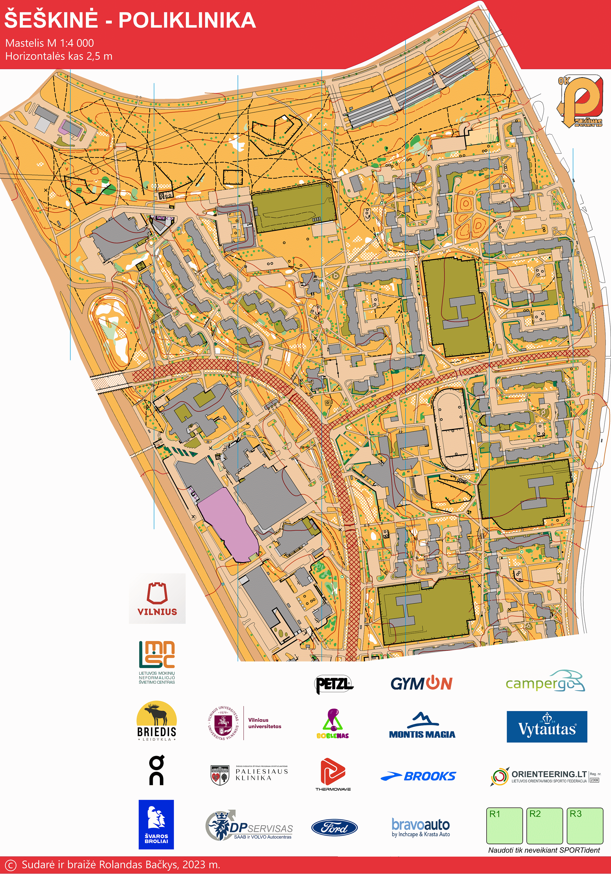 Orientavimosi sporto žemėlapis II