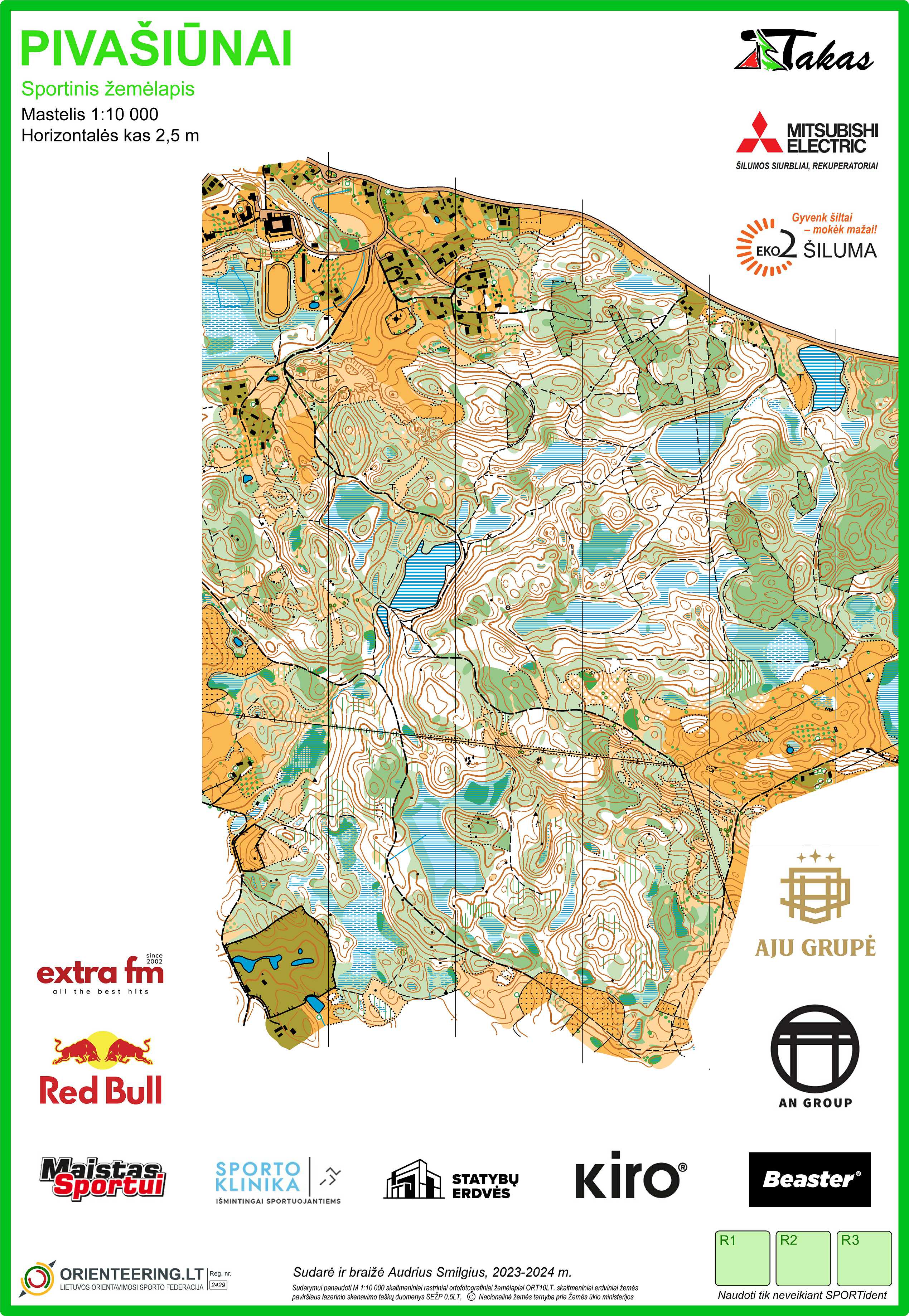 Orientavimosi sporto žemėlapis