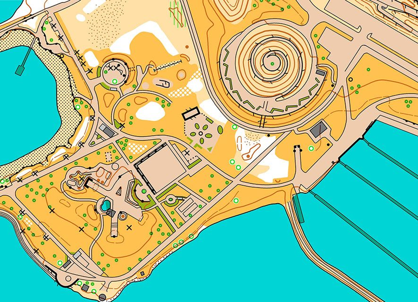 Orientuotas sprinto žemėlapis