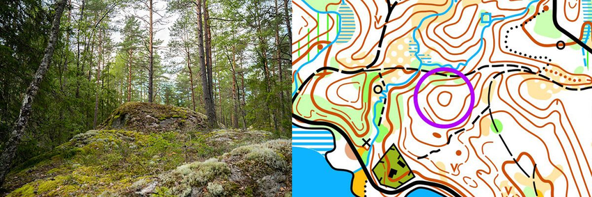 Kalno vietovės vaizdas